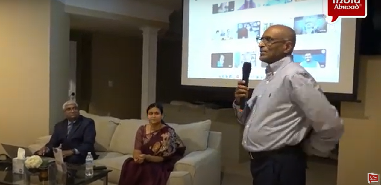 A fundraiser event by Hindu University of America in a Virginia suburb of Washington DC.